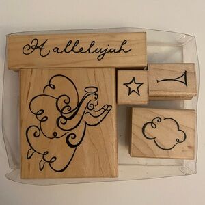 CTMH S443 Hallelujah rubber stamps